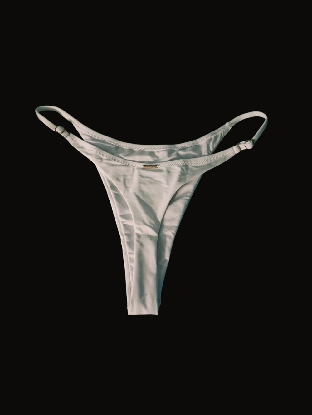 RELLECIGA White Side-Tie High Cut Bikini Bottom L